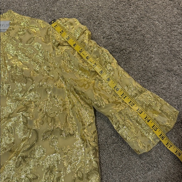Saylor Vintage Metallic Gold Blouse - Picture 15 of 15